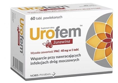 Zdjęcie Urofem Żurawina tabl.powl. 60 tabl.