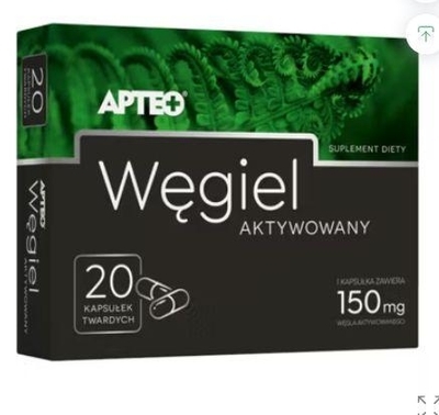 Zdjęcie Węgiel aktywowany 20 kaps.