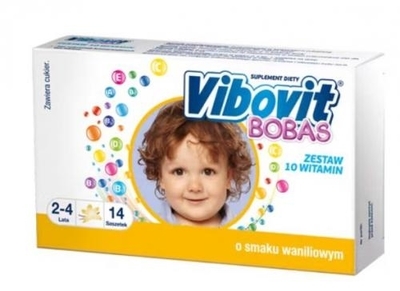 Zdjęcie Vibovit Bobas o smaku waniliowym prosz.dos