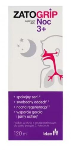 Zdjęcie Zatogrip Kids 3+ syrop 120 ml