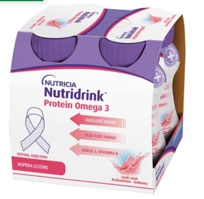 Zdjęcie Nutridrink Protein Omega 3 rześki smak tru