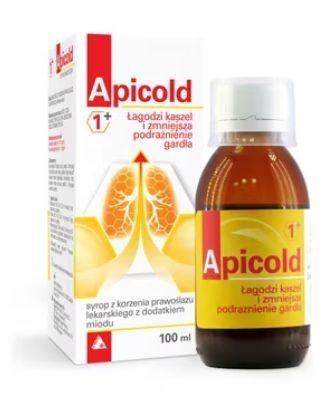 Zdjęcie Apicold 1+ Syrop z korzenia prawoślazu 