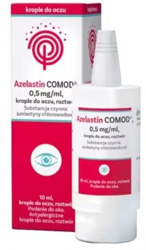 Zdjęcie Azelastin COMOD krop.dooczu,roztw. 500mcg/