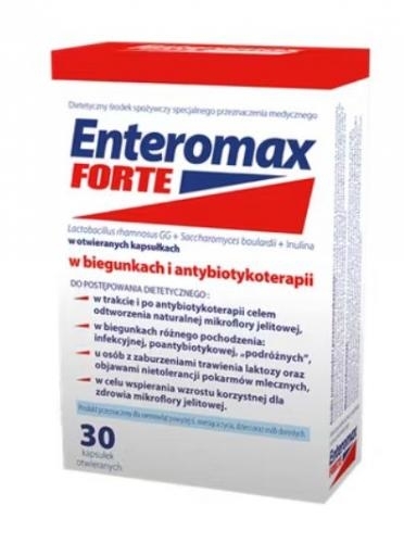 Zdjęcie Enteromax Forte kaps. 30 kaps.