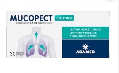 Zdjęcie Mucopect Control kaps.twarde 0,375g 30kaps