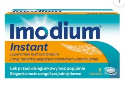 Zdjęcie Imodium Instant 2mg 6tabl. liofiliz.