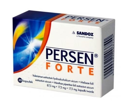 Zdjęcie Persen forte kaps.twarde 0,0875g+0,0175g+0