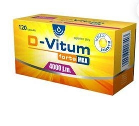 Zdjęcie D-Vitum Forte Max 4000 j.m. kaps. 60kaps.