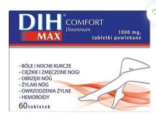 Zdjęcie DIH MAX COMFORT tabl.powl. 1 g 60 tabl.