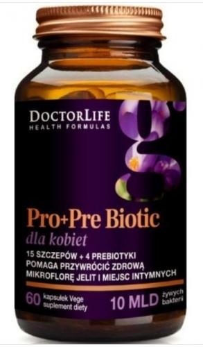 Zdjęcie Doctor LIfe Pro+Pre Biotic dla kobiet 60