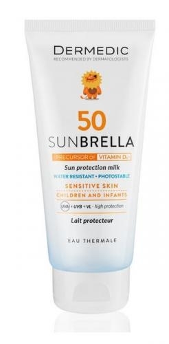 Zdjęcie Dermedic Sunbrella Mleczko ochronne dla dzieci SPF 50, 100 ml