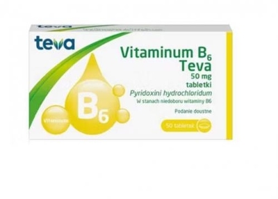 Zdjęcie Vit.B6 0,05g 50 tabl.Teva