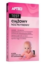 Zdjęcie Test ciążowy hCG płytkowy APTE...