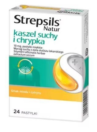 Zdjęcie Strepsils Natur Kaszel Suchy I Chrypka pas