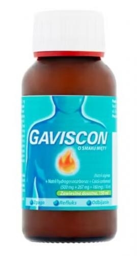 Zdjęcie Gaviscon o smaku mięty zaw.doust. 300 ml