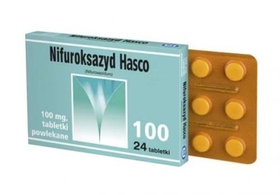 Zdjęcie Nifuroksazyd Hasco 0,1g 24tabl.powl.