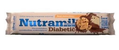 Zdjęcie Olimp Nutramil Complex Diabetic baton o smaku ciasteczkowym 1 sztuka