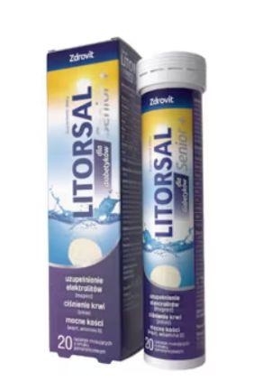 Zdjęcie Zdrovit Litorsal Senior + tabl.mus. 24tabl