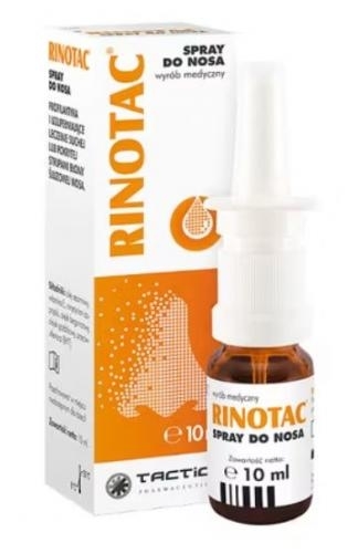 Zdjęcie RINOTAC sprayd/nosa 10ml(butelkazpompką)