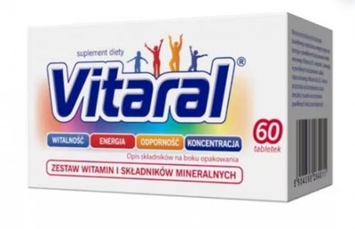 Zdjęcie Vitaral tabl.drażow. 30 tabl. (pojem.)