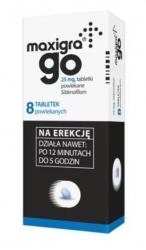 Zdjęcie Maxigra Go tabl.powl. 0,025 g ...