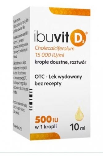 Zdjęcie Ibuvit D3 Kids krop.doust.,roztw. 15000I.U