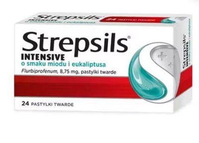 Zdjęcie Strepsils Intensive o smaku miodu i eukali