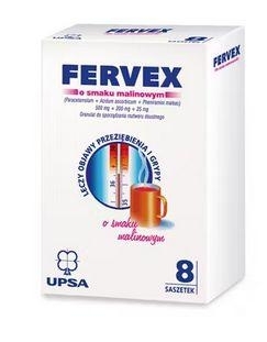Zdjęcie Fervex o smaku malinowym 8 sasz.