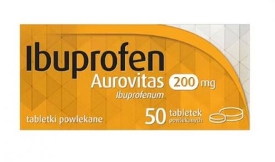 Zdjęcie Ibuprofen Aurovitas tabl.powl. 200mg 50tab