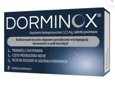 Zdjęcie Dorminox tabl.powl. 0,0125 g 7 tabl.