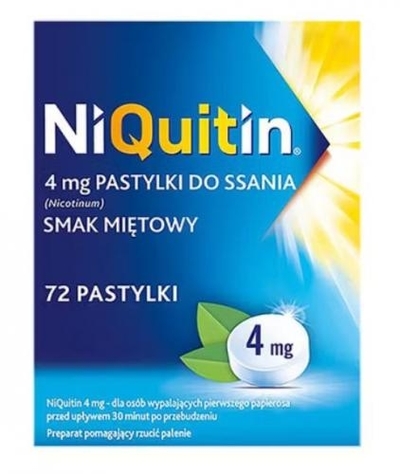 Zdjęcie Niquitin pastyl.do ssan. 4 mg 72 szt.