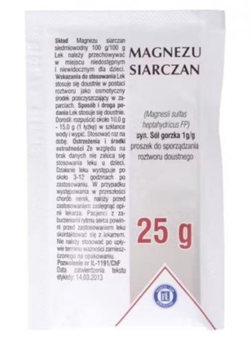 Zdjęcie Magnezu siarczan pr.do p.roztw. 25 g