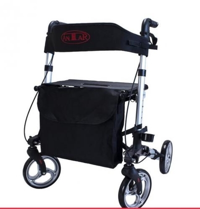 Zdjęcie Chodzik aluminiowy, czterokołowy AT51006 Antar  - BEZ REFUNDACJI