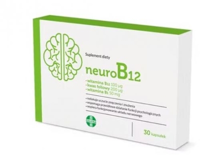 Zdjęcie NeuroB12 kaps. 30 kaps.