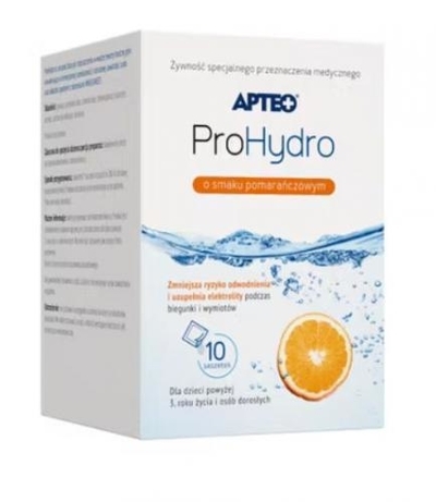 Zdjęcie Prohydro o smaku pomarańczowym Apteo10szas