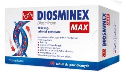 Zdjęcie Diosminex Max tabl.powl. 1 g 60 tabl.
