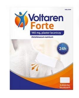 Zdjęcie Voltaren Forte plast.leczn. 140mg 5plast.