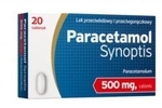 Zdjęcie Paracetamol Synoptis tabl. 0,5 g 20 tabl.