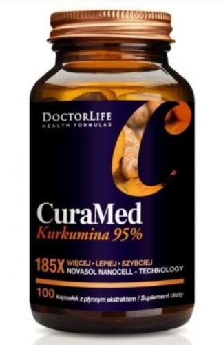 Zdjęcie Doctor Life CuraMed Kurkumina 95%, 100 ka