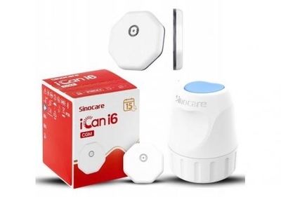 Zdjęcie Sinocare Ican I6 CGM sensor do ciągłego monitorowania glikemii, 15-dni, 1 sztuka