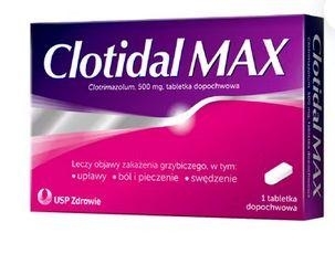 Zdjęcie Clotidal MAX tabl.dopoch. 500 mg 1 tabl.
