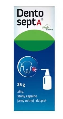 Zdjęcie Dentosept A płyndostos.wj.ust. 25g(but.zpo