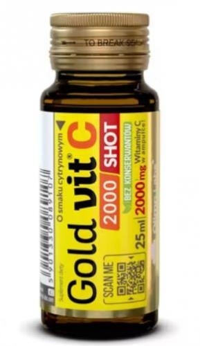 Zdjęcie Olimp Gold Vit C 2000 Shot cytryna