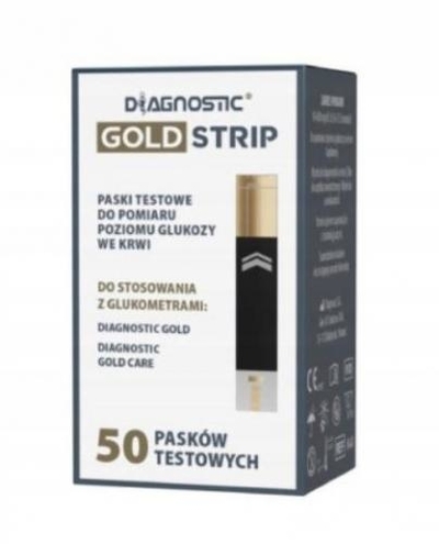 Zdjęcie Diagnostic Gold Strip testpask. 50pasków