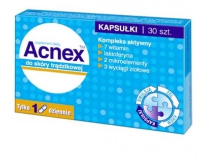 Zdjęcie Acnex kapsułki kaps. 30 kaps.