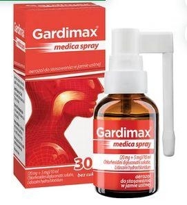 Zdjęcie Gardimax Medica Spray d/j.ustnej 30ml