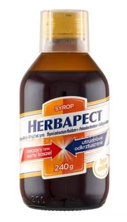 Zdjęcie Herbapect syrop (0,498g+0,348g+0,087 240 g
