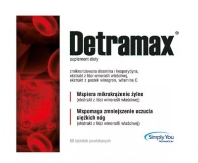 Zdjęcie Detramax tabl.powl. 0,6 g 60 tabl.