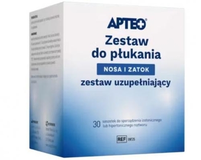 Zdjęcie Apteo Zestaw do płukania nosa i zatok uzup