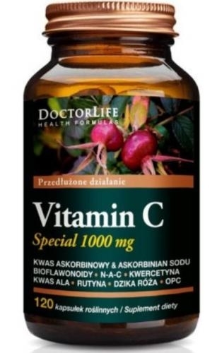 Zdjęcie Doctor Life Vitamin C Special 1000mg 120 k